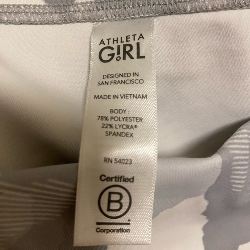 Athleta Girl Ombre Camo Tight Leggings Size XL - Picture 5 of 10